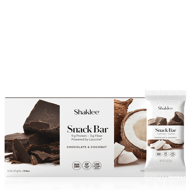 Shaklee 180® Snack Bar, Chocolate & Coconut, 10 per box