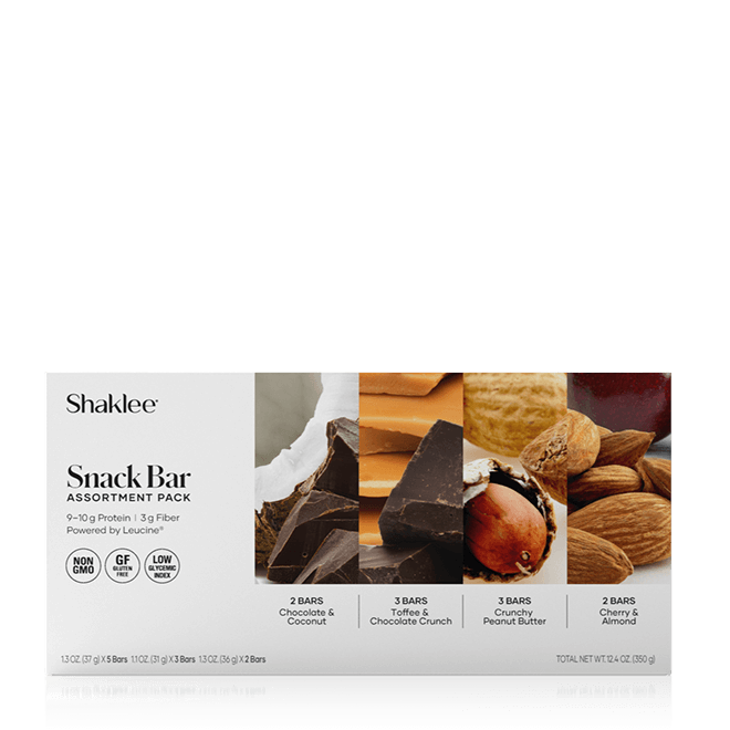 Shaklee 180® Snack Bar, Assortment Pack, 10 per box